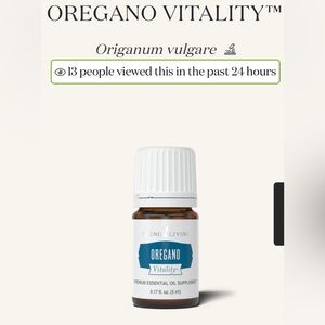 Young Living Oregano Vitality essential oil New
